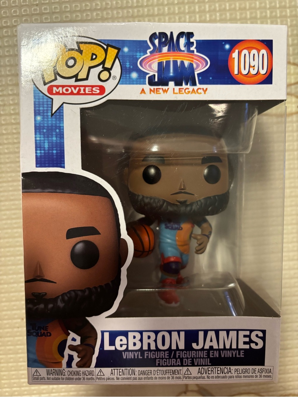 Funko Pop! Movies Space Jam LeBron James Vinyl Figure - Blue, Orange, Black